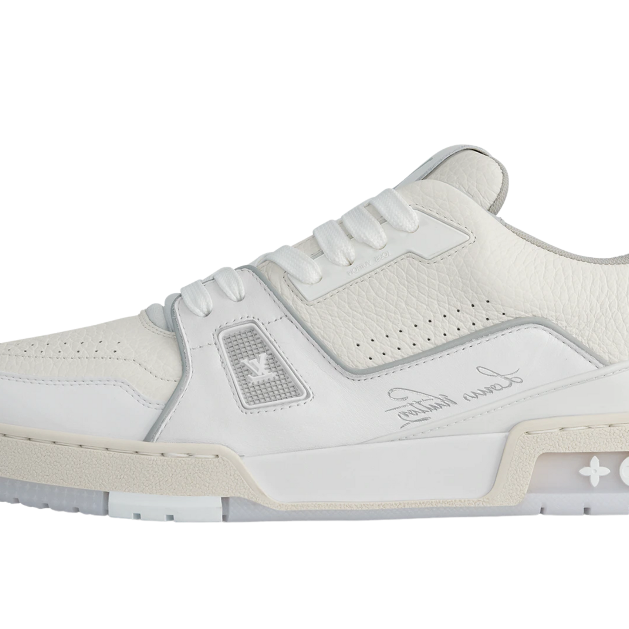Louis Vuitton Trainer #54 Signature White Grey