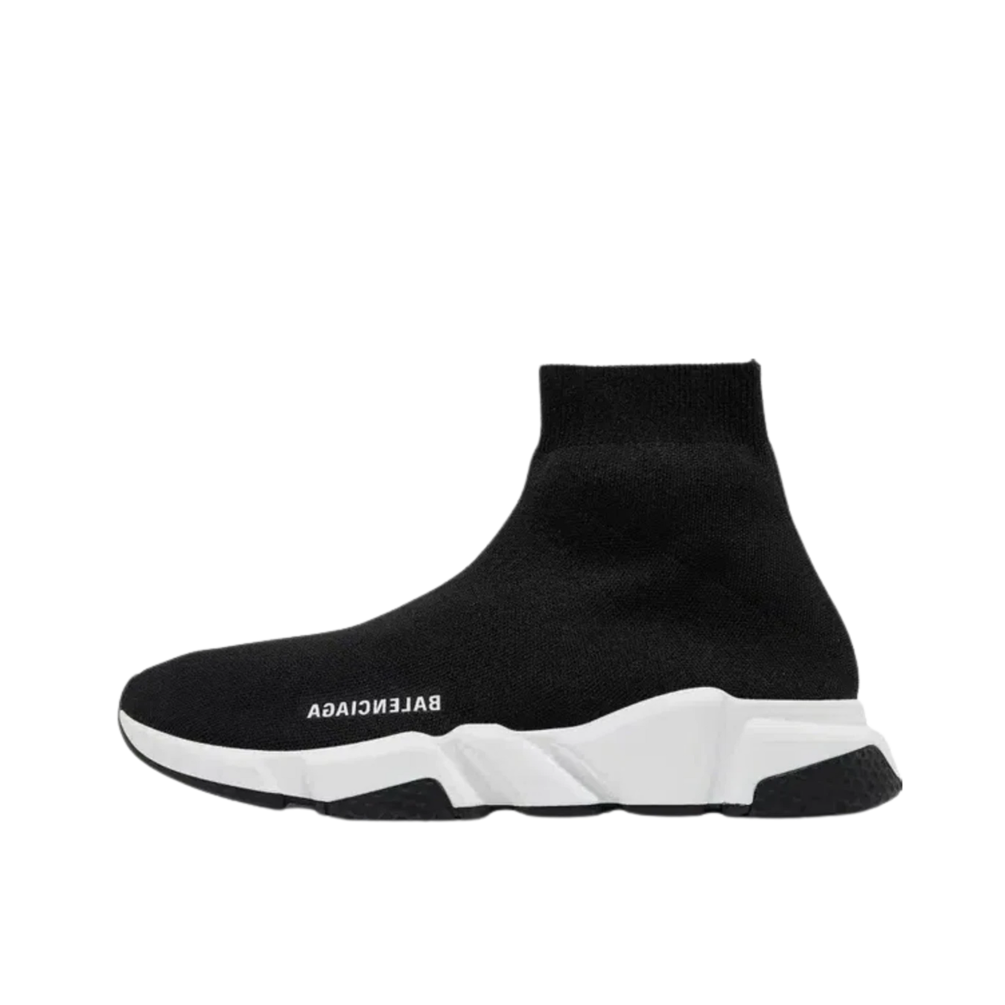 Balenciaga Speed Runner High Tops Black White